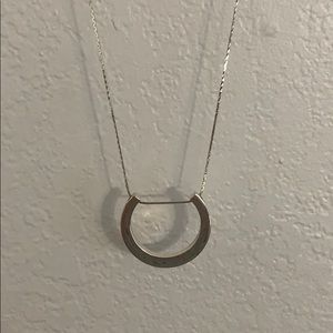 Open‎ Crescent Necklace